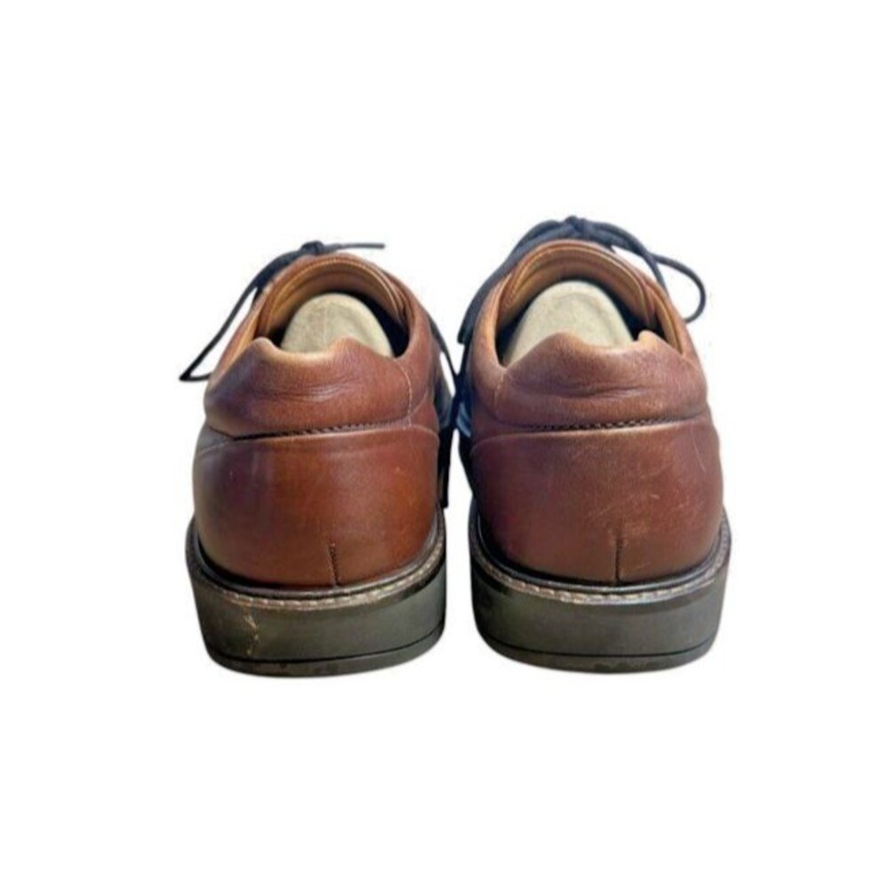 Ecco Holton Mens Dress Shoes Loafers Size 45 US 11 - 11.5 Leather Apron Tie - Picture 7 of 12